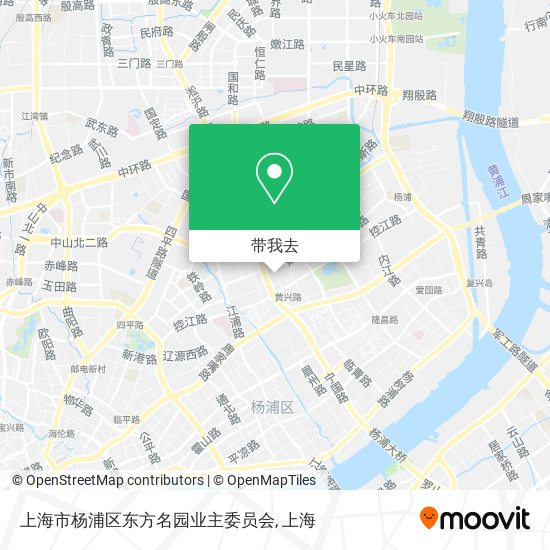 上海市杨浦区东方名园业主委员会地图