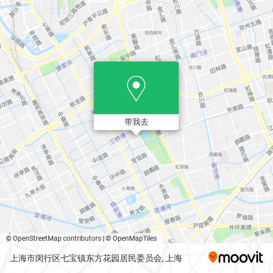 上海市闵行区七宝镇东方花园居民委员会地图