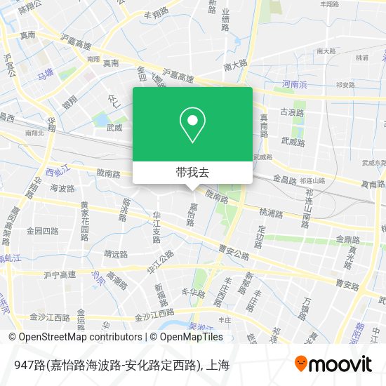 947路(嘉怡路海波路-安化路定西路)地图