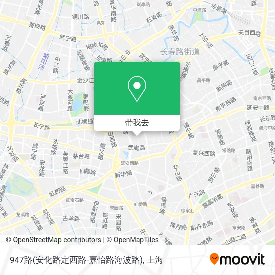 947路(安化路定西路-嘉怡路海波路)地图