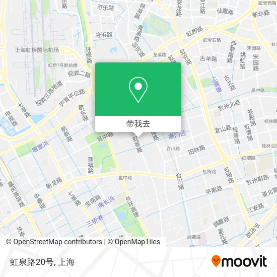 虹泉路20号地图