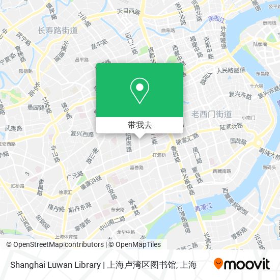 Shanghai Luwan Library | 上海卢湾区图书馆地图