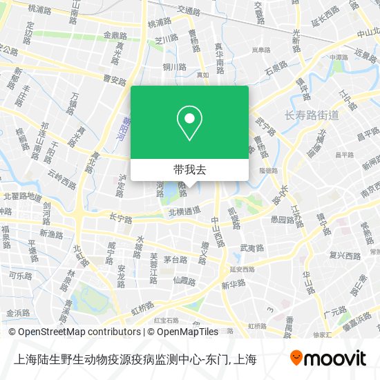 上海陆生野生动物疫源疫病监测中心-东门地图