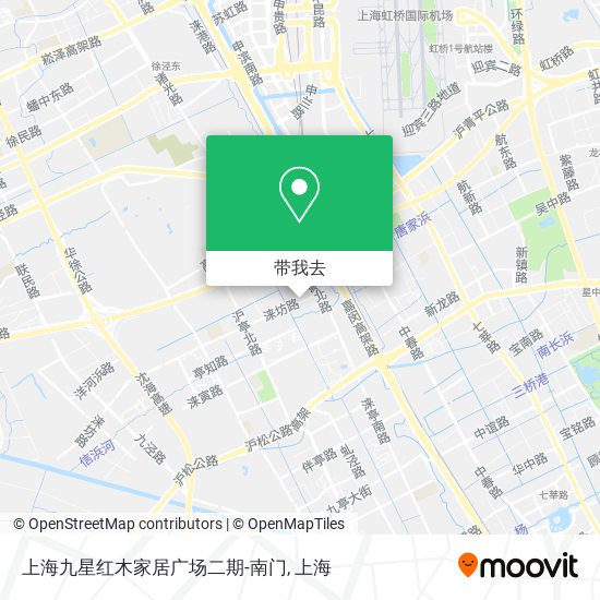 上海九星红木家居广场二期-南门地图