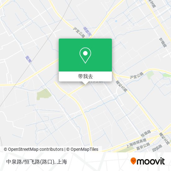 中泉路/恒飞路(路口)地图