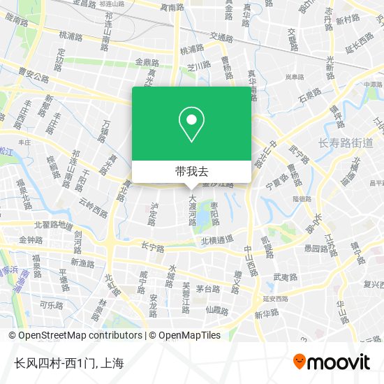 长风四村-西1门地图