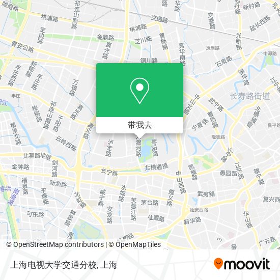 上海电视大学交通分校地图