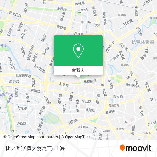 比比客(长风大悦城店)地图