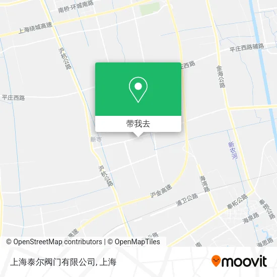 上海泰尔阀门有限公司地图