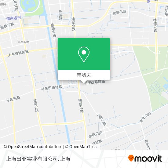 上海出亚实业有限公司地图