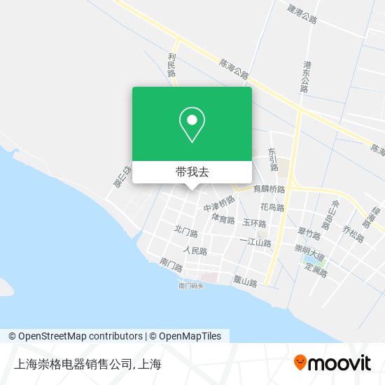 上海崇格电器销售公司地图