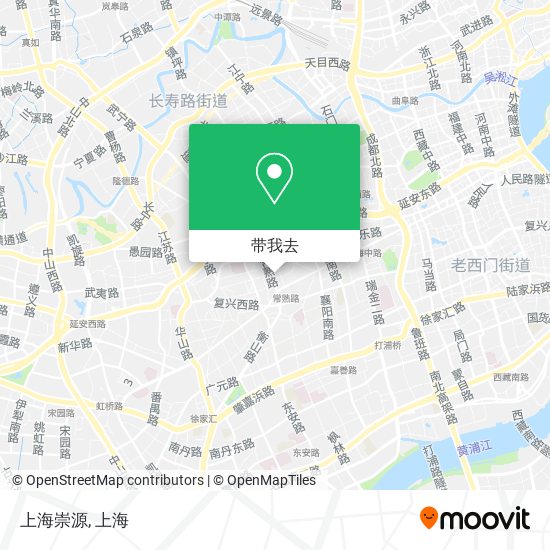 上海崇源地图