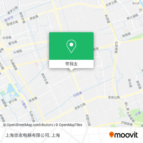上海崇友电梯有限公司地图