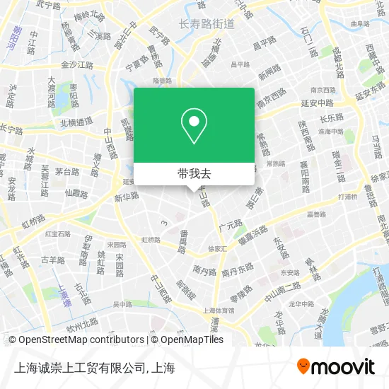上海诚崇上工贸有限公司地图