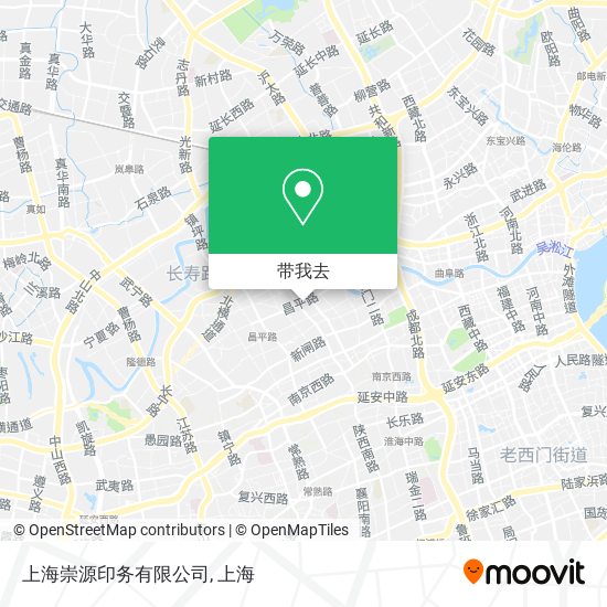 上海崇源印务有限公司地图