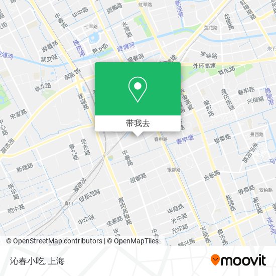 沁春小吃地图