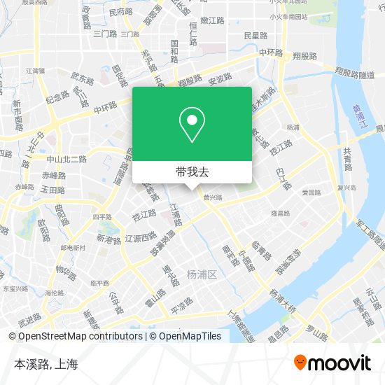 本溪路地图