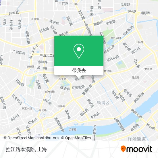 控江路本溪路地图