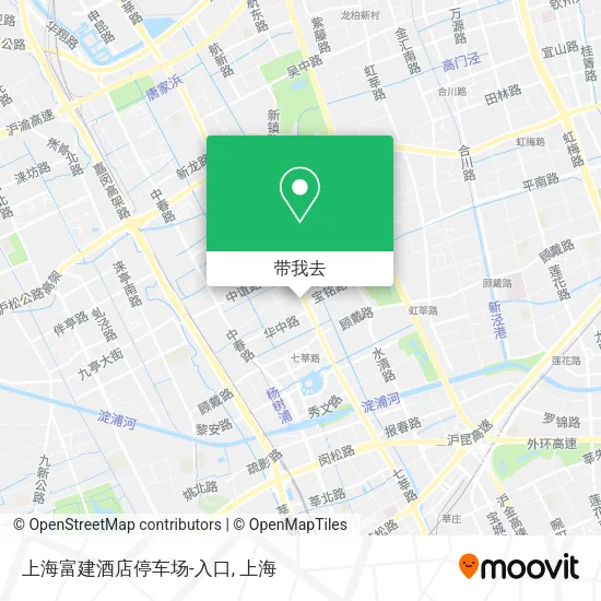 上海富建酒店停车场-入口地图