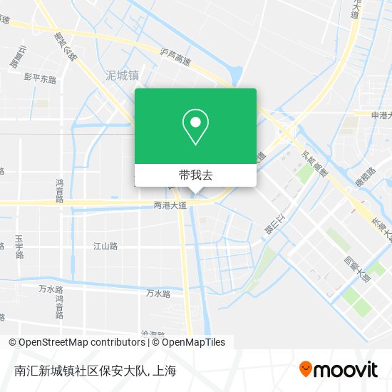 南汇新城镇社区保安大队地图