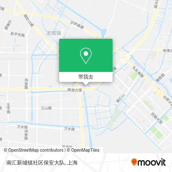 南汇新城镇社区保安大队地图