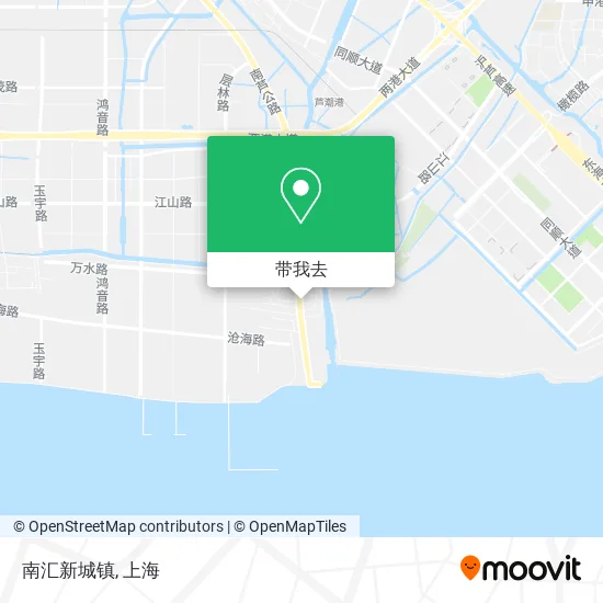 南汇新城镇地图