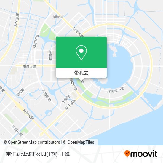 南汇新城城市公园(1期)地图