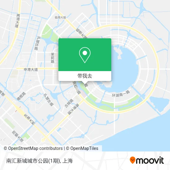 南汇新城城市公园(1期)地图