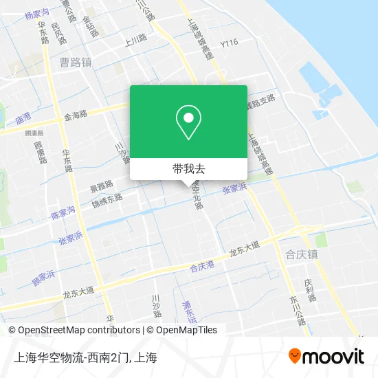 上海华空物流-西南2门地图