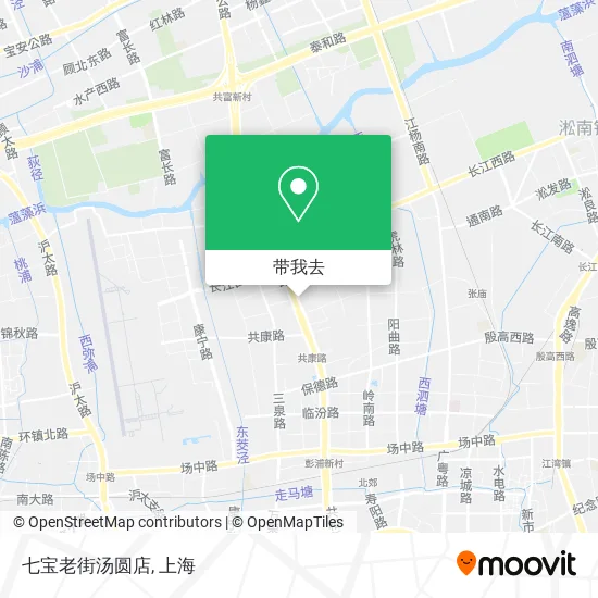 七宝老街汤圆店地图