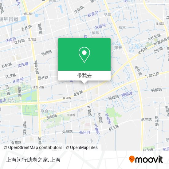 上海闵行助老之家地图