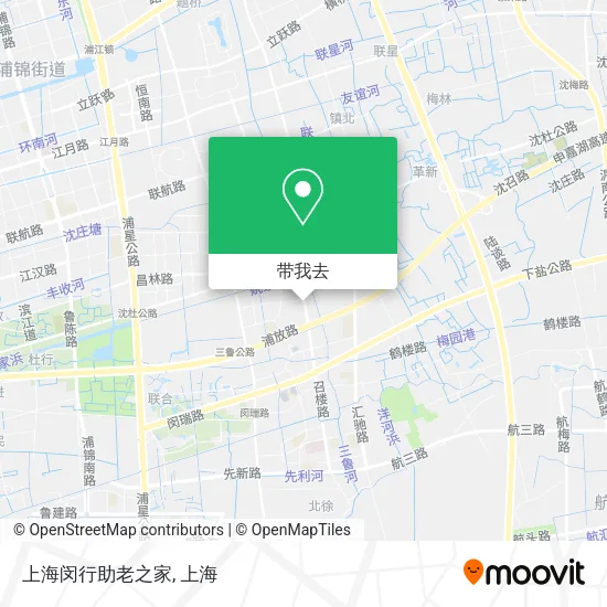 上海闵行助老之家地图
