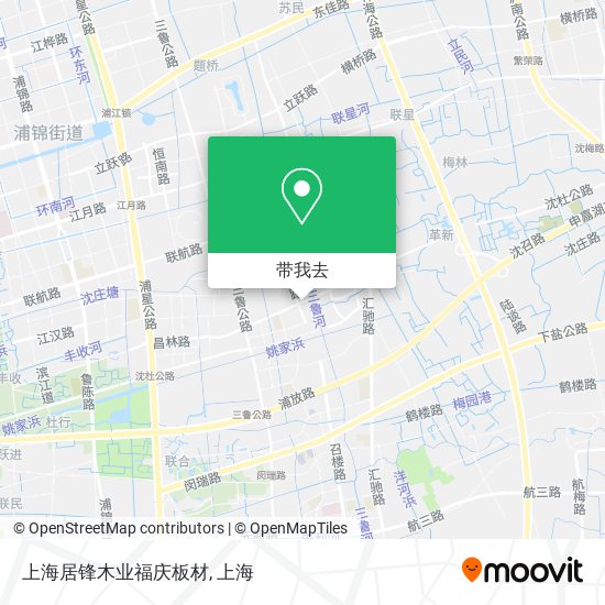 上海居锋木业福庆板材地图