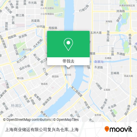 上海商业储运有限公司复兴岛仓库地图