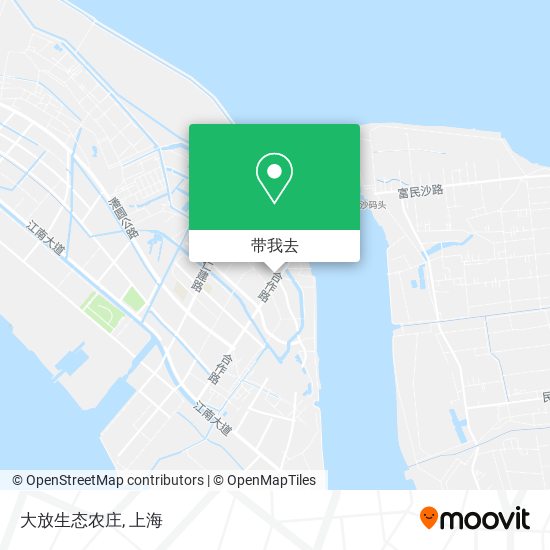 大放生态农庄地图