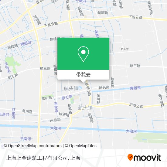 上海上金建筑工程有限公司地图