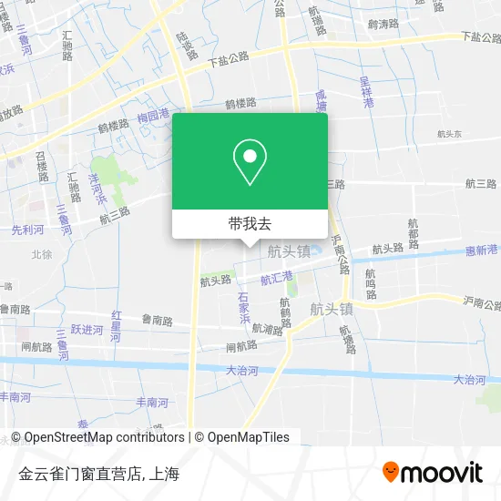 金云雀门窗直营店地图