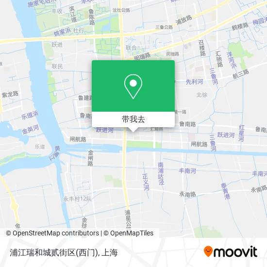 浦江瑞和城贰街区(西门)地图