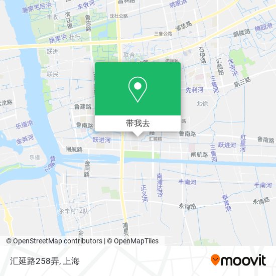 汇延路258弄地图