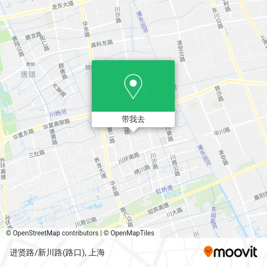 进贤路/新川路(路口)地图