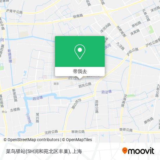 菜鸟驿站(SH润和苑北区丰巢)地图