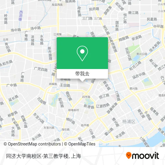 同济大学南校区-第三教学楼地图