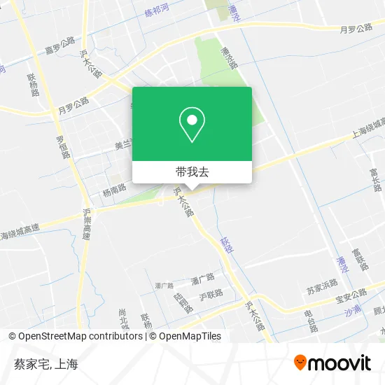 蔡家宅地图