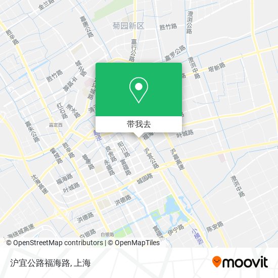 沪宜公路福海路地图