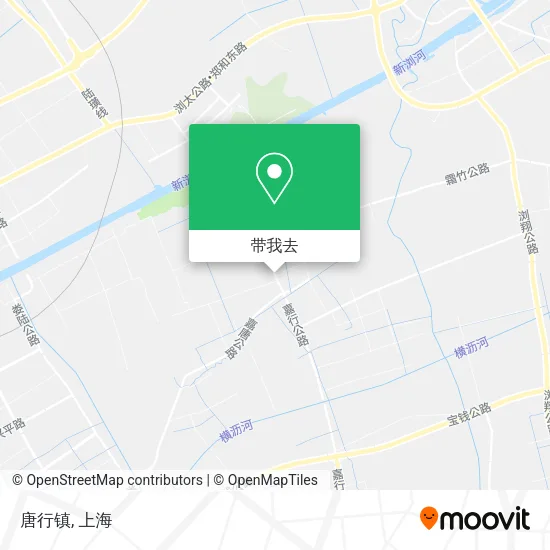 唐行镇地图