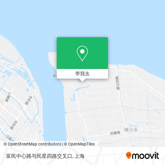 富民中心路与民星四路交叉口地图