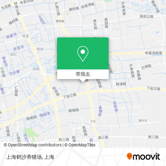 上海鹤沙养猪场地图