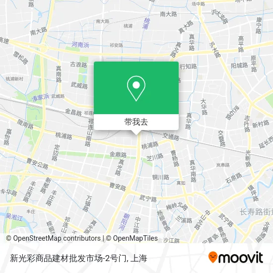 新光彩商品建材批发市场-2号门地图