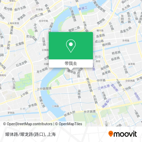 耀体路/耀龙路(路口)地图