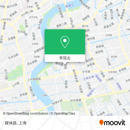 耀体路地图